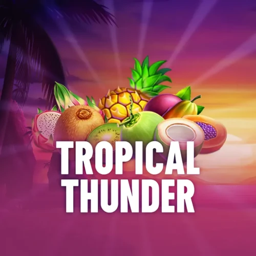 O jogo de slot Tropical Thunder da Pixbet apresenta um tema de selva.
