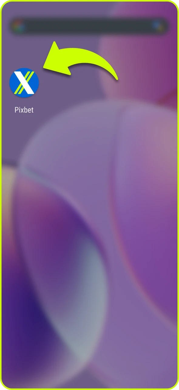 Abra o aplicativo Pixbet diretamente no menu do seu dispositivo.