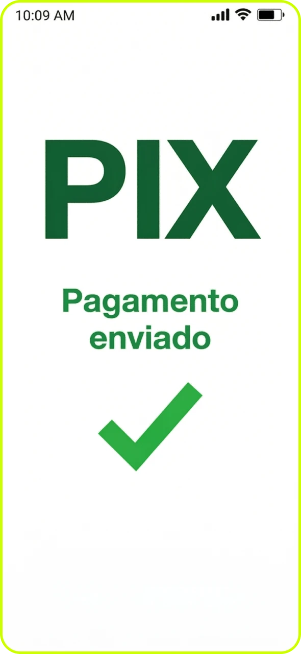 Escaneie o código QR e confirme a transferência para a Pixbet.