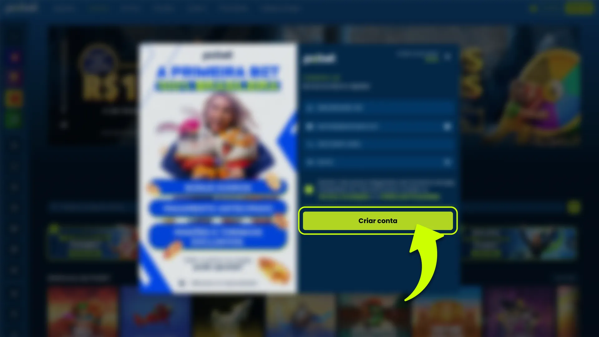 Ative sua conta Pixbet e acesse as promoções disponíveis na plataforma.