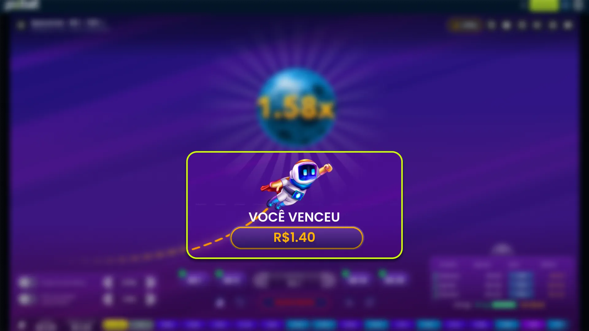 Tente evitar perder sua aposta no Spaceman Pixbet.