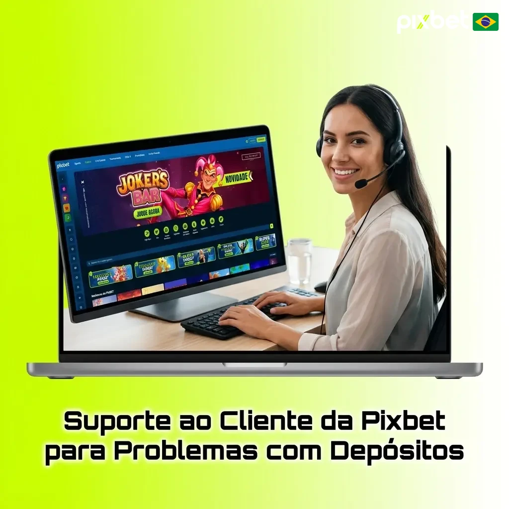 Suporte ao cliente Pixbet com canais de atendimento para problemas com depósitos e transações financeiras